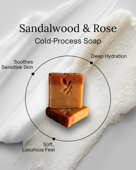Sandalwood & Rose (Cold Process Soap)