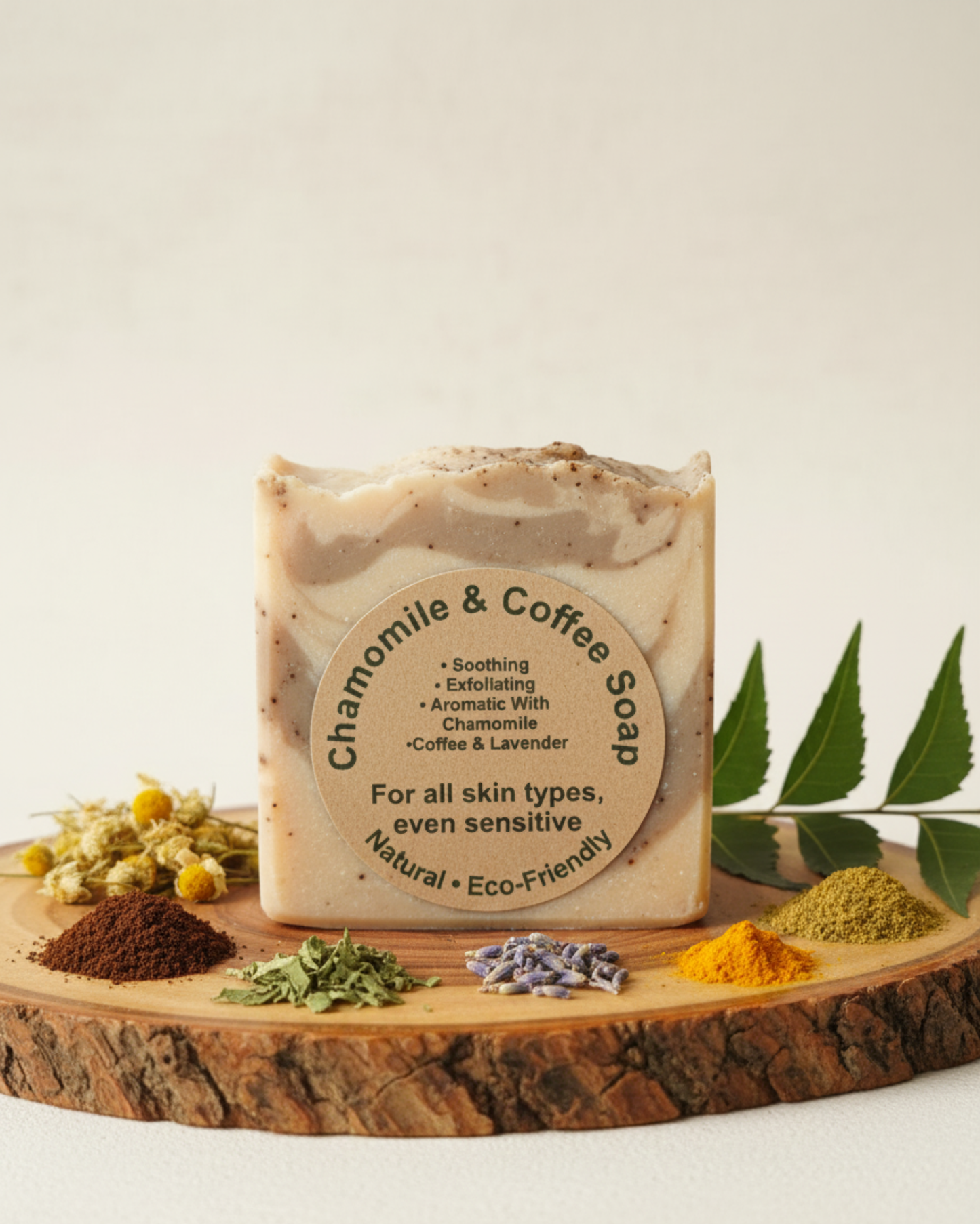 Chamomile & Coffee (Cold Process Soap)